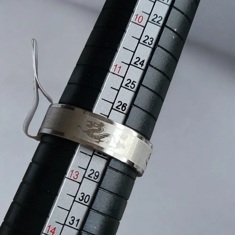 Silver Dragon Ring